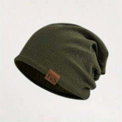                     Unisex beanie sapka - Khakyzöld 